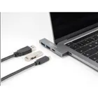 64275 - 3 Port Slim USB Hub with USB Type-C to 1 x USB 5 Gbps USB Type-C 2 x USB