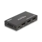 18651 - Delock HDMI splitter 1 x HDMI in to 2 x HDMI out 4K 60 Hz with downscaler