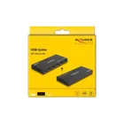 18652 - Delock HDMI Splitter 1 x HDMI in zu 4 x HDMI out 4K 60 Hz mit Downscaler