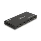 18652 - Delock HDMI Splitter 1 x HDMI in zu 4 x HDMI out 4K 60 Hz mit Downscaler