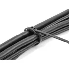 19467 - Cable ties with flat head L 150 x W 3.6 mm 100 pieces black