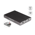 Delock External USB Type-C Dual Combo Enclosure for 2 x M.2 NVMe PCIe or SATA SS