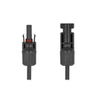 60675 - Delock DL4 Solar Flachbandkabel Stecker zu Buchse 60 cm schwarz