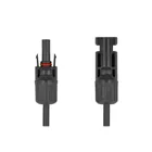 60677 - Delock DL4 Solar Flachbandkabel Stecker zu Buchse 1 m schwarz