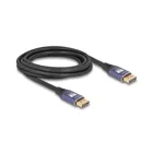 80602 - Delock DisplayPort cable 8K 60 Hz 3 m lilac metal