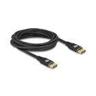 80623 - Delock DisplayPort cable 8K 60 Hz 5 m black metal