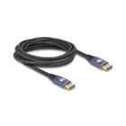 80603 - Delock DisplayPort cable 8K 60 Hz 5 m lilac metal