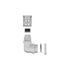 Delock cable gland with strain relief and bending protection 90 angled PG11 gr