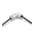 Delock cable gland with strain relief and bending protection 90 angled PG11 gr