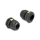 60616 - Delock cable gland M20 with ventilation IP68 dust and waterproof black