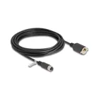 80440 - Delock M12 cable A-coded 8 pin female to RJ45 female for installation Cat.5e FTP 5 m