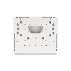 Delock Keystone empty housing 6 port for fibre optics and network white