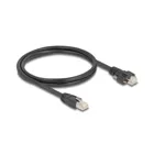 80477 - Delock cable RJ45 male to RJ45 male with screw spacing 20 mm for GigE Ka