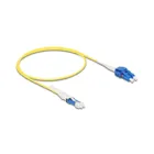 Delock fibre optic cable CS male to LC duplex UPC singlemode G657A2 OS2 Uniboot 0,5