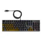 12115 - Mechanische USB Gaming Tastatur kabelgebunden 1,6 m schwarz mit RGB Beleu