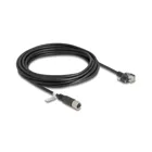 80459 - Delock M12 Kabel X-kodiert 8 Pin Buchse zu RJ45 Stecker mit Schrauben Cat.6A SFT