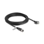 Delock M12 cable A-coded 8 pin female to RJ45 male with screws Cat.5e FTP