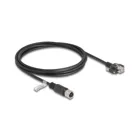 80445 - Delock M12 cable D-coded 4 pin female to RJ45 male with screws Cat.5e FTP