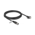 80450 - Delock M12 Kabel D-kodiert 4 Pin Buchse zu RJ45 Stecker mit Schrauben Cat.5e FTP