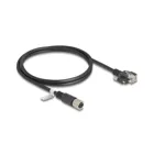 80456 - Delock M12 cable X-coded 8 pin female to RJ45 male with screws Cat.6A SFT