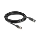 80862 - Delock M12 cable X-coded 8 pin male to female PVC 5 m