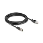 80868 - Delock M12 cable X-coded 8 pin male to RJ45 male PVC 5 m