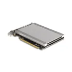 90210 - Delock PCI Express x16 card to 4 x internal NVMe M.2 Key M with heatsink - Bifur