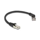 80487 - Netzwerkkabel RJ45, S/FTP, 0.25m, schwarz