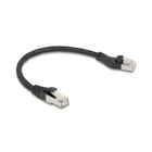 80734 - Netzwerkkabel RJ45, S/FTP, 0.25m, schwarz