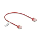 80800 - Netzwerkkabel RJ45, UTP, 0,3m, red