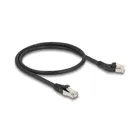 80598 - Netzwerkkabel RJ45, S/FTP, 0,5m, schwarz