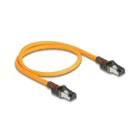 80403 - Netzwerkkabel RJ45, S/FTP, 0,5m, orange