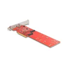 90616 - Delock PCI Express x8 card to 2 x internal NVMe M.2 Key M 110 mm - Bifurcation -