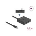 Delock USB 10 Gbps USB Type-C Switch 2 to 1 bidirectional 8K