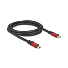 Delock USB 2.0 cable USB Type-C male to male PD 3.1 240 W E-Marker 2 m red