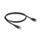 Delock USB 2.0 cable type A male to type mini B male with screw spacing 13