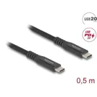 80023 - USB 20 Gbps cable USB Type-C plug to PD 3.0 plug 100 W E-Marker 0.5