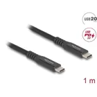 80024 - USB 20 Gbps cable USB Type-C plug to PD 3.0 plug 100 W E-Marker 1 m