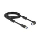 81110 - Delock USB 5 Gbps cable type-A plug to type-B plug 90 right angled 3 m