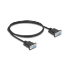 86823 - Delock serial cable RS-232 D-Sub9 female to female with narrow connector housing