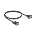 87837 - Delock serial cable RS-232 D-Sub9 female to D-Sub9 female power connector to pin