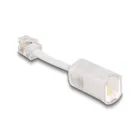 Delock telephone cable twist protection adapter RJ10 male to RJ10 female with connector