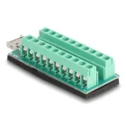 67188 - USB Type-E Key A plug to terminal block adapter 20 pin