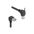 80481 - USB 5 Gbps cable USB type-A plug 90 angled downwards to USB type-B S