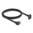 80482 - USB 5 Gbps Kabel USB Typ-A Stecker 90 nach unten gewinkelt zu USB Micro-B