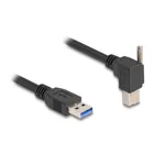 80484 - USB 5 Gbps cable USB type-A plug straight to USB type-B plug with screw