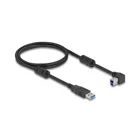 81100 - Delock USB 5 Gbps cable type-A plug to type-B plug 90 left angled 1 m