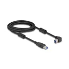 81102 - Delock USB 5 Gbps cable type-A plug to type-B plug 90 left angled 3 m