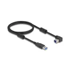 81104 - Delock USB 5 Gbps cable type-A male to type-B male 90 up angled 1 m