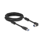 81107 - Delock USB 5 Gbps cable type A male to type B male 90 up angled 5 m